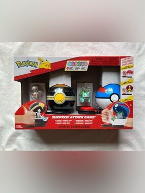 NIB Pokémon Surprise Attack Game 10 Piece Featuring Bulbasaur & Togetic